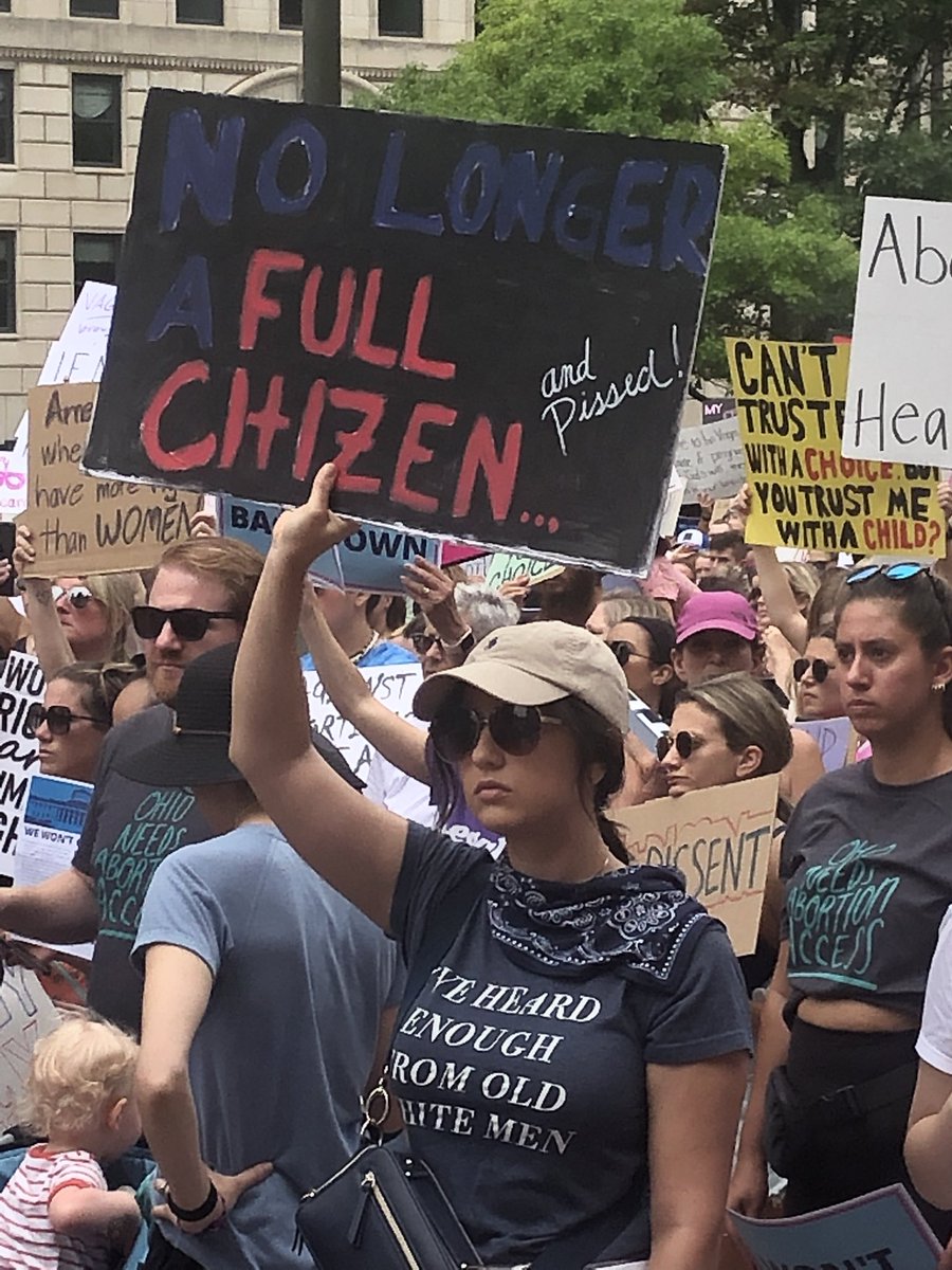 ohioaflcio's tweet photo. In #Columbus, @Russo4Ohio says “I am Allison Russo. I am House Minority Leader and I am pissed.” Thanks for stating reproductive rights are worker rights. https://t.co/ZfhBAZv4v3