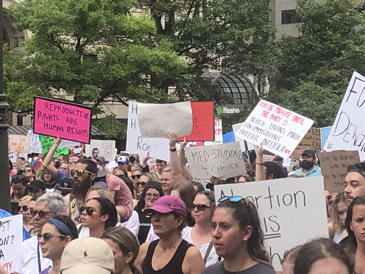 ohioaflcio's tweet photo. In #Columbus, @Russo4Ohio says “I am Allison Russo. I am House Minority Leader and I am pissed.” Thanks for stating reproductive rights are worker rights. https://t.co/ZfhBAZv4v3