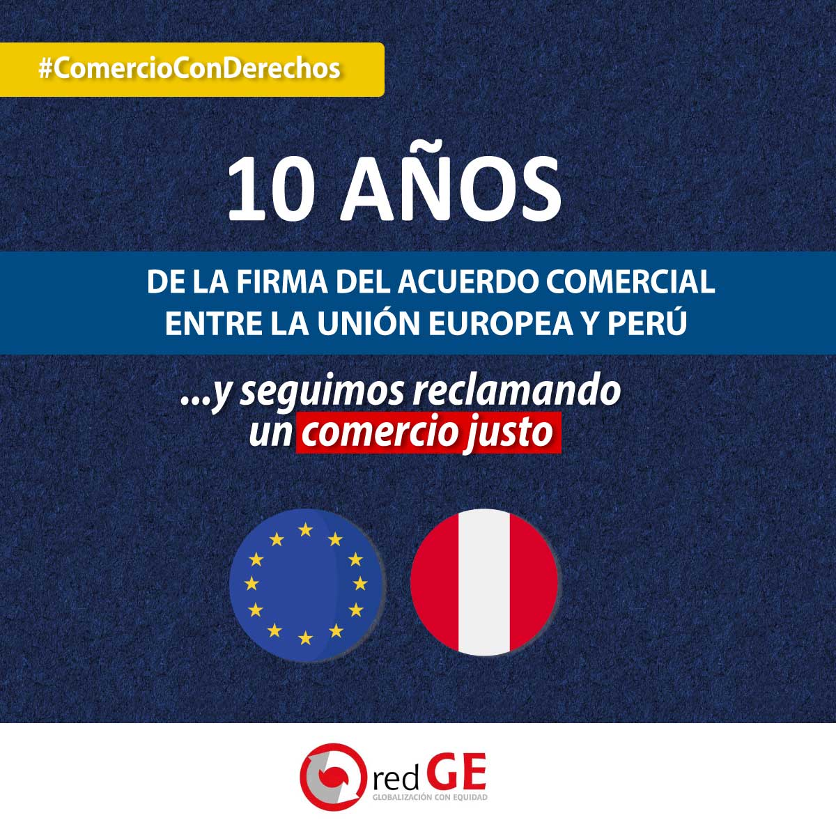 RedGEPeru's tweet photo. #ComercioConDerechos
⚠️Son 10 años y las promesas NO se han cumplido. Los impactos negativos han profundizado las brechas y no un beneficio real para tod@s
Los acuerdos comerciales no son intocables aún se pueden revisar y ajustar, depende d la voluntad política d las autoridades https://t.co/OXMXrYoyTj