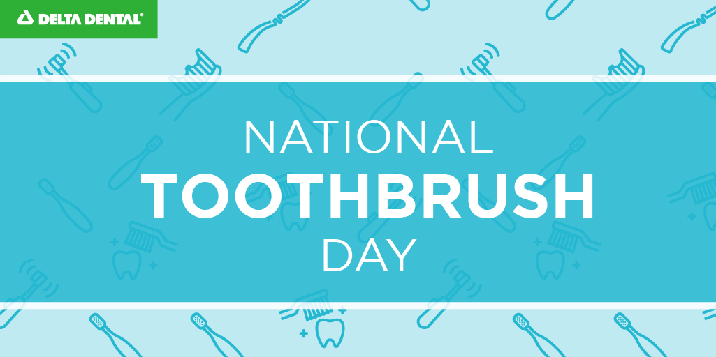 DeltaDentalSD's tweet photo. Happy #ToothbrushDay! Whether standard or electric, #toothbrushes are essential to keeping your mouth and teeth #healthy! https://t.co/fSzu84OKw6