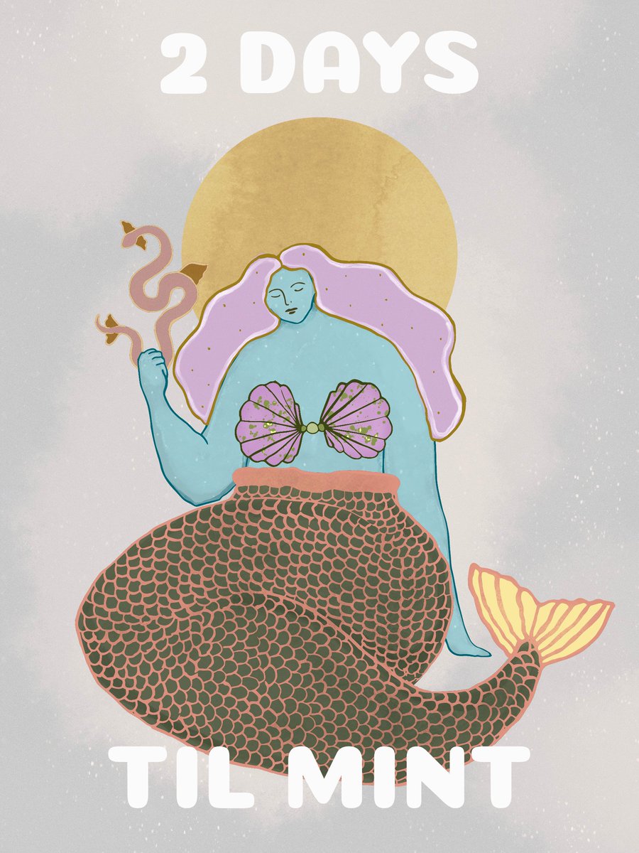 ✨🧜‍♀️🌿2 DAYS TIL MINT🌿🧜‍♀️✨

Here's another mermaid sneak peek for you! How PRETTY is this one?! 

We LOVE the golden moon, the pink hair and the new eel trait😍

Can't wait to see what you all get this week! 

🔔Make sure to tag us with #WorldofAlidia 

#NFTdrop #NFTmint