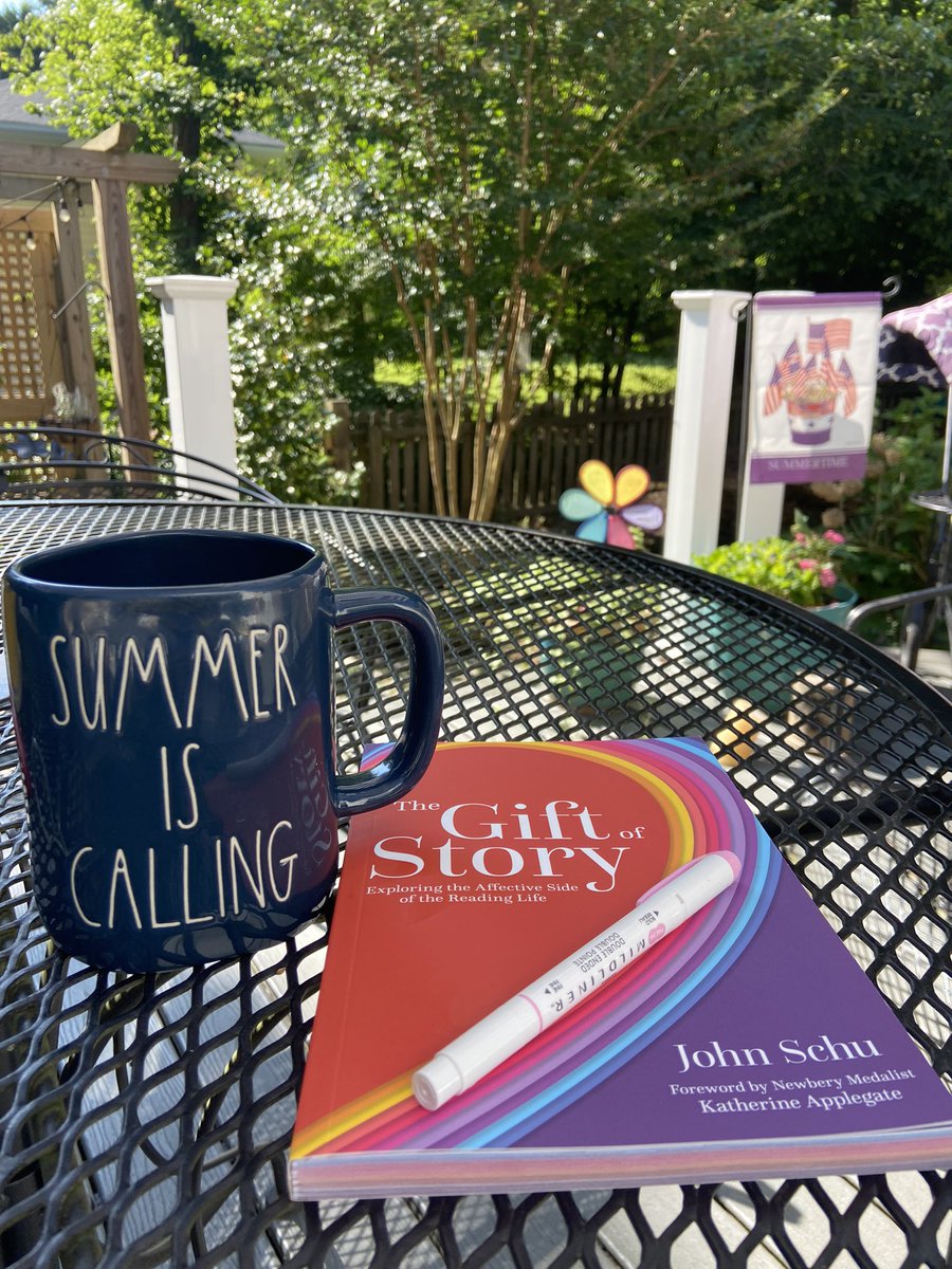 JGoodwin09's tweet photo. Spent time enjoying this amazing book this am & finished by lunchtime. @MrSchuReads your book is an inspiration. β¨π«π I knew when @kaaauthor wrote the foreword I was in for a treat. Lots of affirmation & ideas for next year. Thanks @MrsOotstoot #summerisforreadingππ https://t.co/EH8zg2n59d