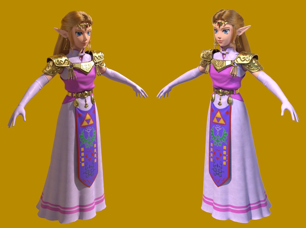 Xnalara Model- Ocarina Of Time Zelda by Cold-Clux on DeviantArt