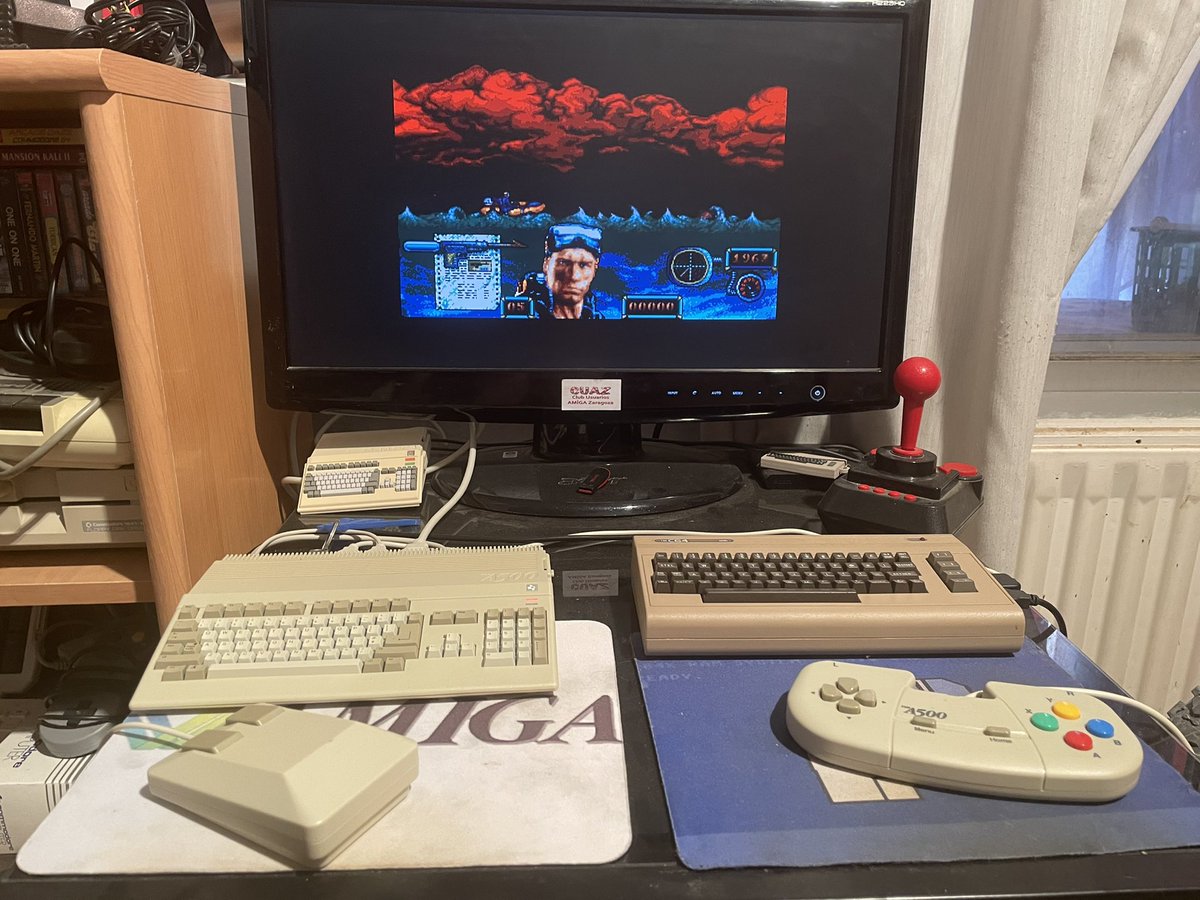 rogerles2016's tweet photo. Pues probados los juegos de #dimamic de la #retrogamer en el #amiga500mini yeahhh🕹😃👌 https://t.co/LNjcmMassy