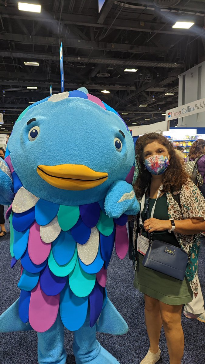ms_anida's tweet photo. 30 years of Rainbow Fish! #ALA2022 https://t.co/RpAw8xx2Wo