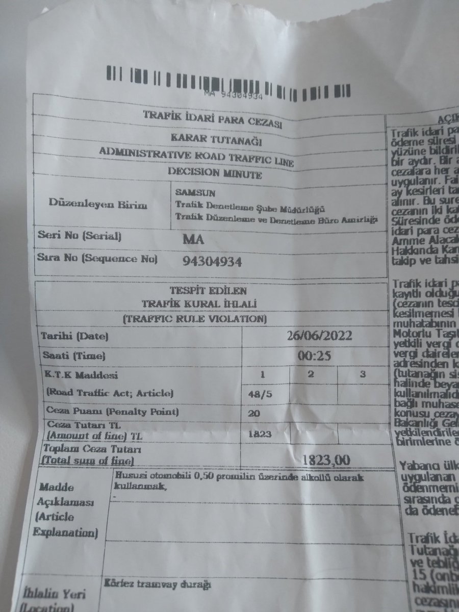 0,51 promille ehliyet mi kaptirilir yahu.. o son yudumu almayacaktim😂😂
Neyse yabanci oldugum birsey degil..5'ledim😊