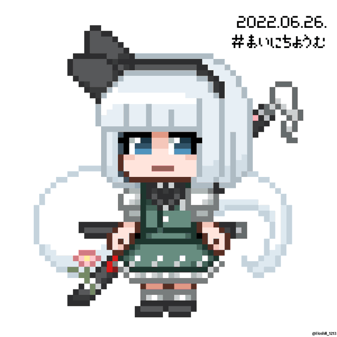 まいにちようむ#177
ドット妖夢ちゃん
#魂魄妖夢 #東方Project 
