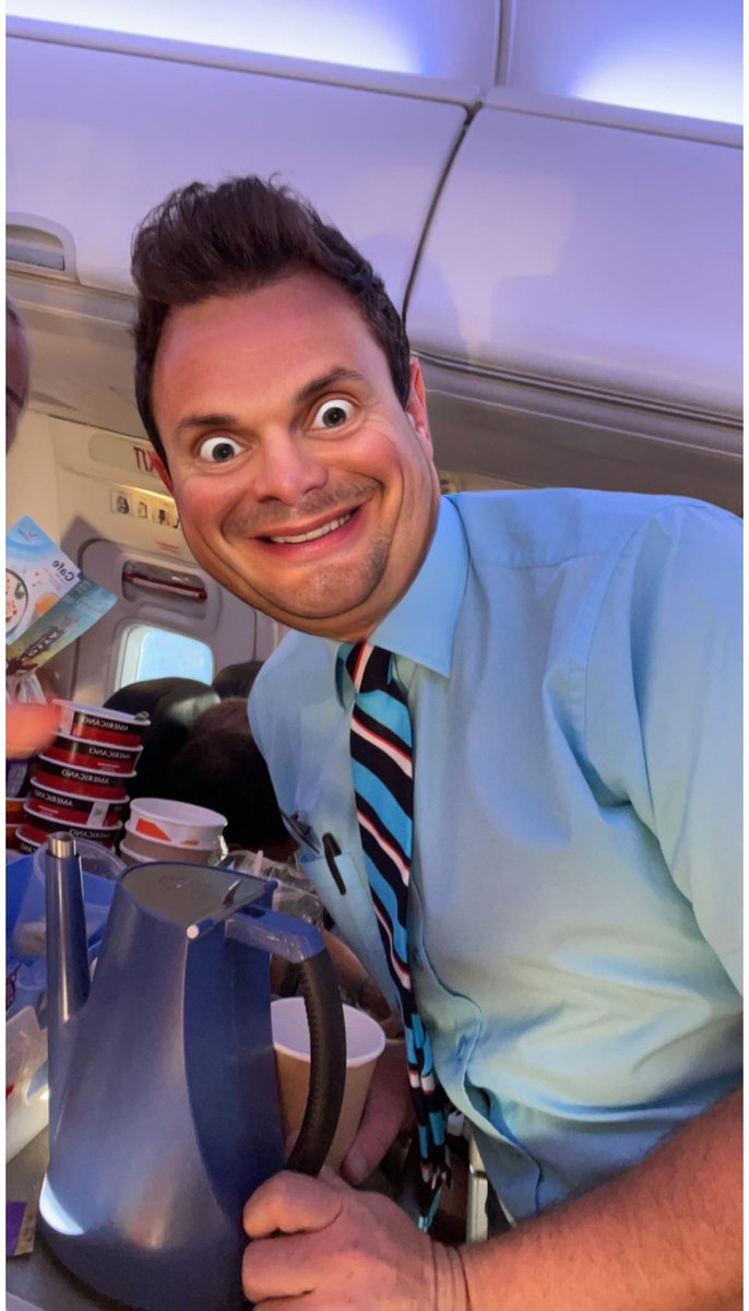Great to see the cabin crew onboard my flight having a laugh and making my flight special thank you <a href="/TUIUK/">tuiuk</a>