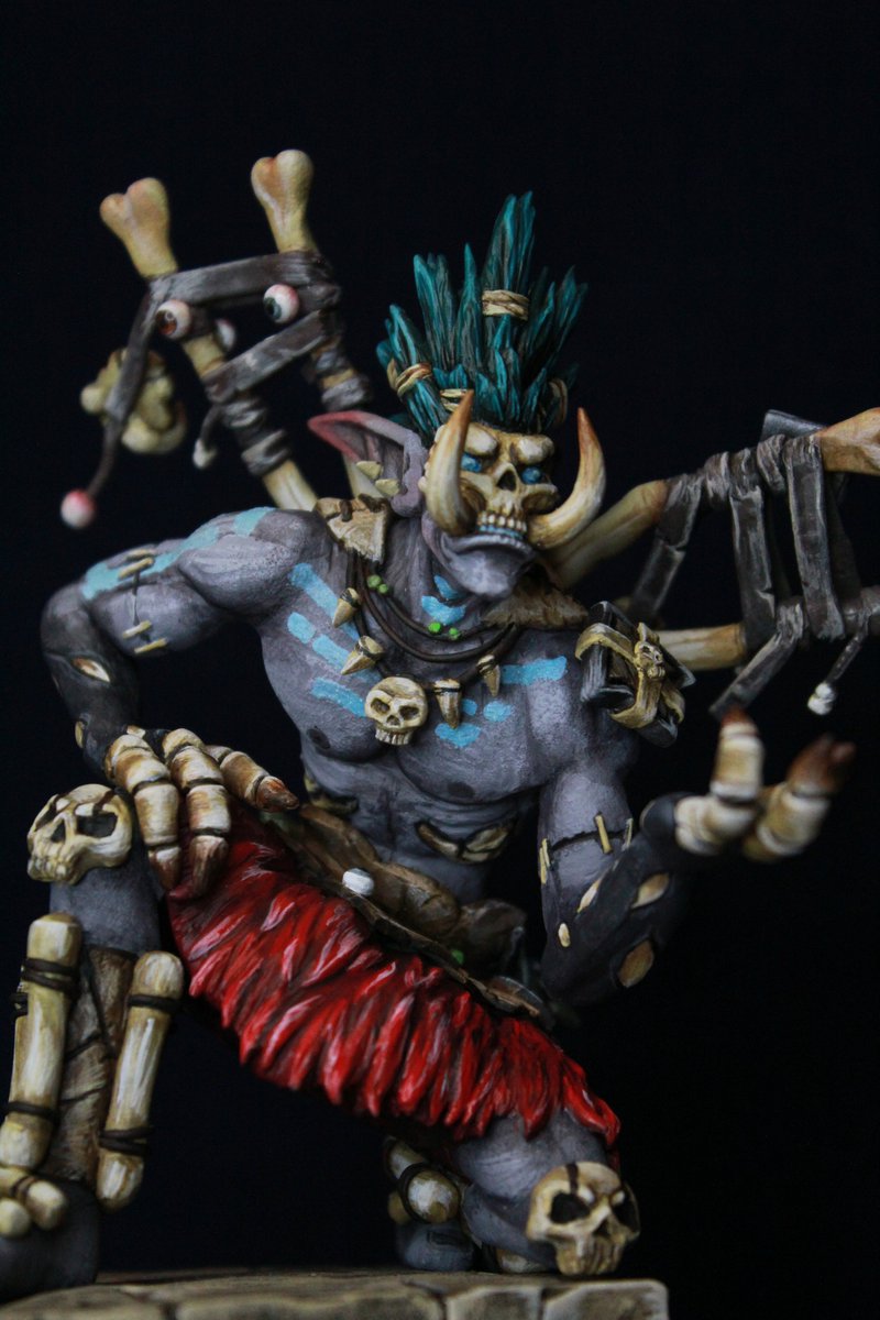 VKortikow's tweet photo. Bwonsamdi 💀

#warcraft #sculpture https://t.co/2rUZOLjOq8
