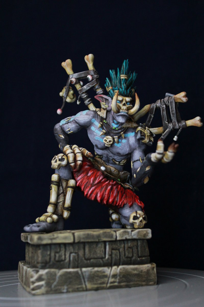 VKortikow's tweet photo. Bwonsamdi 💀

#warcraft #sculpture https://t.co/2rUZOLjOq8