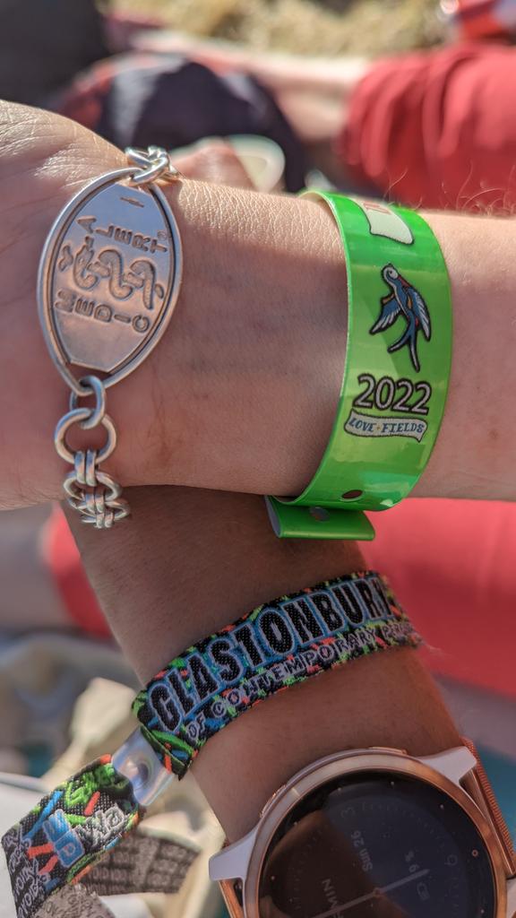 Safe wherever I am in the world, including rocking out at the Pyramid 🎪 🎶 🎤 . <a href="/MedicAlertUK/">MedicAlert UK & IRL</a> <a href="/glastonbury/">Glastonbury Festival</a> #peaceofmind