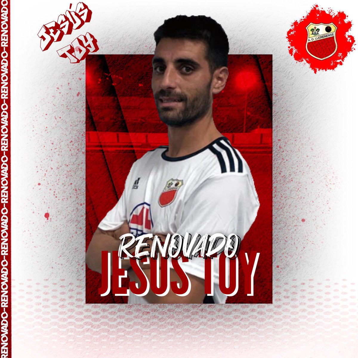 adllerenenseof's tweet photo. 🚨 RENOVACIÓN 🚨

Nos alegra enormemente seguir contando con @JesusToy7 , el extremo llerenense se queda una temporada más en casa.

Tras la renovación de Carlos, un año  más volveremos a contar con los hermanos Toy 👏💪.

Vamos Jesús!!
Vamos Llerenense ❤️🤍 https://t.co/p7t2nX5PSj