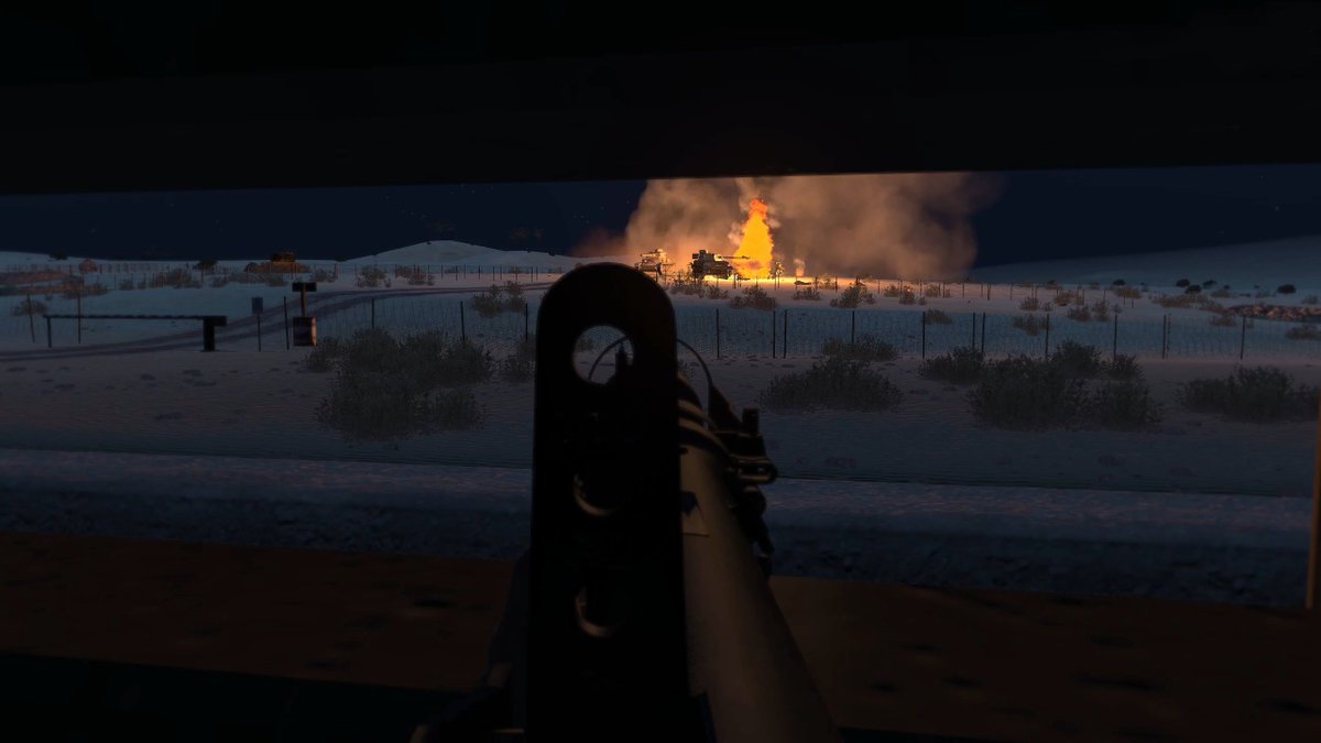 ark_arma's tweet photo. part 2/2 3) Then we defended an outpost as the British on Tobruk. Those PIATs came really handy when the Panzers got real close.
4) And finally, we tried to escape from the encircling Americans as the Germans at Montherm, Ardennes. As you can see, some of us did not survive. https://t.co/CSItRzgWfU