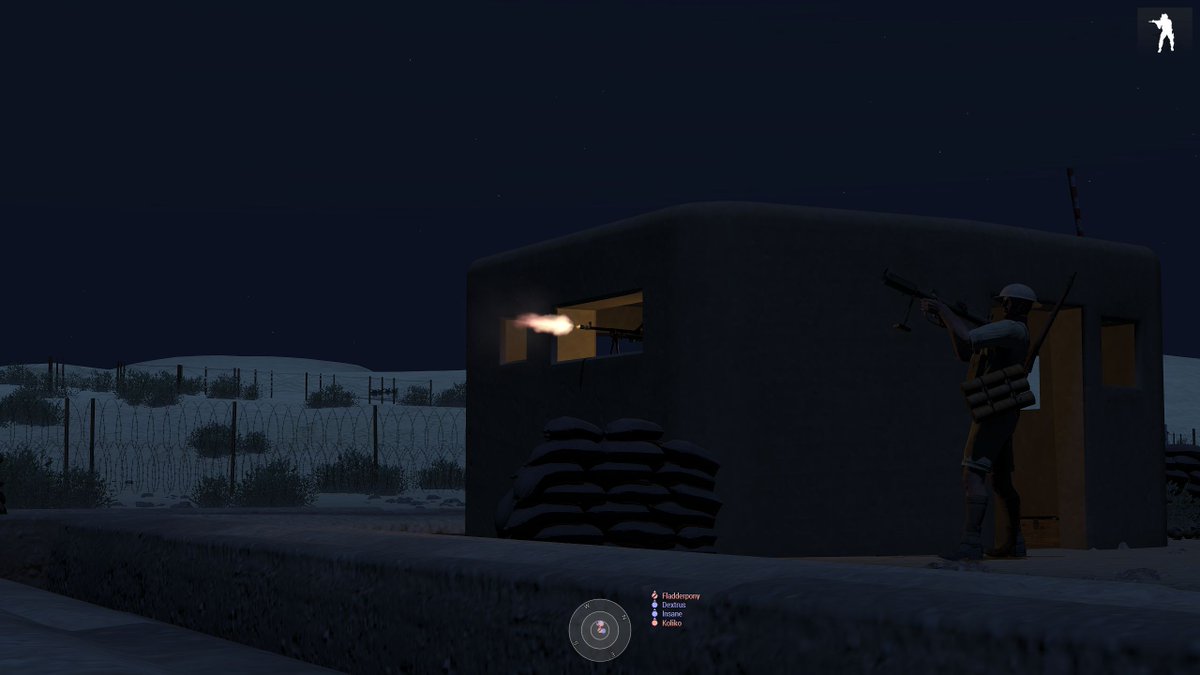 ark_arma's tweet photo. part 2/2 3) Then we defended an outpost as the British on Tobruk. Those PIATs came really handy when the Panzers got real close.
4) And finally, we tried to escape from the encircling Americans as the Germans at Montherm, Ardennes. As you can see, some of us did not survive. https://t.co/CSItRzgWfU