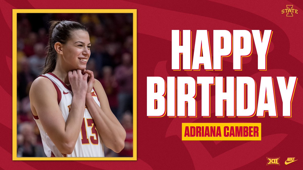 CycloneWBB's tweet photo. Celebrating 2️⃣ Cyclone birthdays today!
Happy Birthday to Adriana Camber and Shellie Mosman! 🎂🥳🎈🙌 https://t.co/Bo4a6wtgll