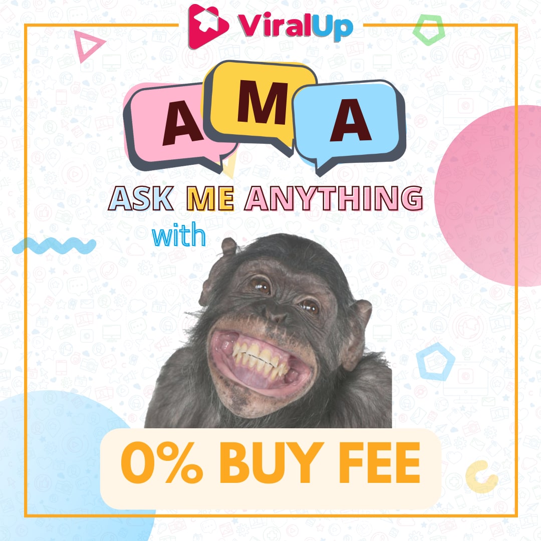 viralupofficial's tweet photo. 🔥 AMA🐒
An important announcement about another important AMA, this time with the team from 🐵🙈🙉🙊🐒!
We will be online June 27 at 9PM UTC 0 answer all your questions!
We have a contest from NOW to June 27 at 12 PM for those who buy 0% BUY FEE. 🤩
#Dextools #ama #viralup https://t.co/V5D4ZdouVd