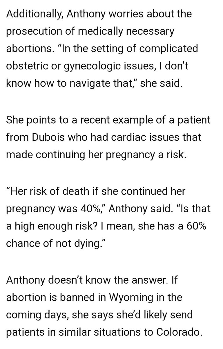 ChintuToo's tweet photo. @KoryGroff @lynniej77 @KUL2TPA @ananavarro Tell me, Cory, what does the law say about performing an abortion for a woman with a 40% chance of death if the pregnancy continues? Should it be legal or illegal? Is 40% high enough to be medically necessary? And who gets to decide what % is the threshold? You? https://t.co/Zj67wGqtUl