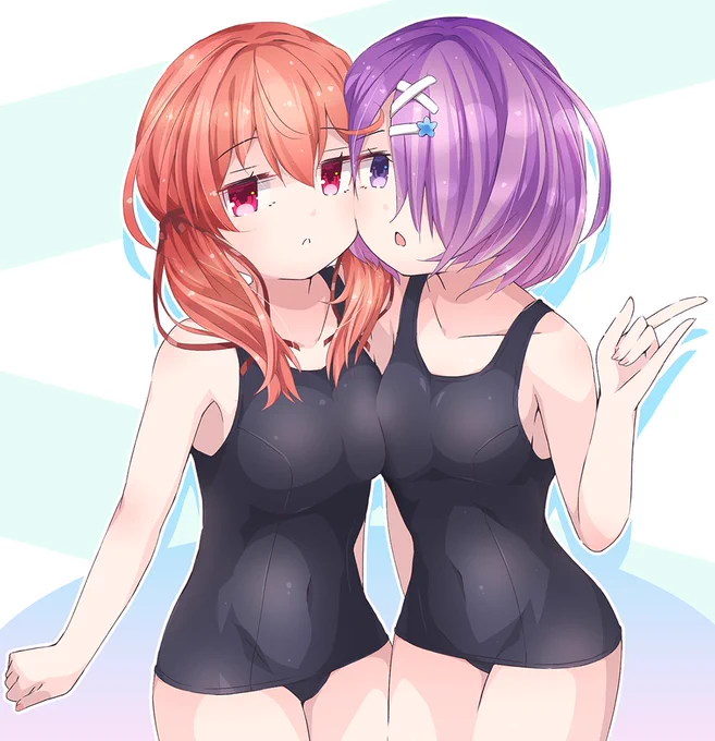 Skebでリクエストいただいた旧スク水ふーあずです。
ありがとうございました!
https://t.co/4iwdrgoggr 