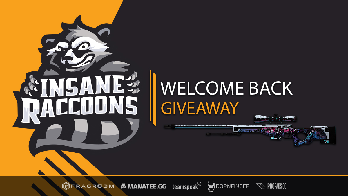 Frei nach dem Motto einmal Waschbär immer Waschbär begrüßen wir <a href="/tybalTtv/">Mr.T</a> zurück bei den Insane Raccoons!🧡

Zur Feier des Tages gibt es auch was zu gewinnen!🔥

🏆AWP Neo Noir ST FT
🦝Folgt <a href="/Insane_Raccoons/">Insane Raccoons</a> &amp; <a href="/tybalTtv/">Mr.T</a>
🦝Retweet
🦝Markiert 2 Freunde

#Giveaway endet am 14.07.22!