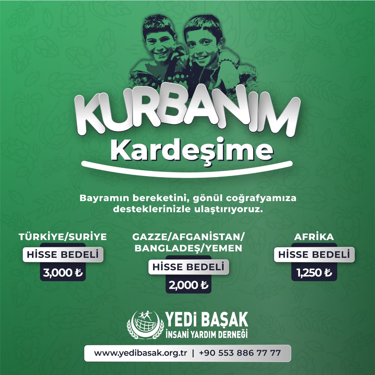 krfhalil's tweet photo. Bağışlarınızla #Kurbanımkardeşime

Bu yılda ülkemizde ve  yolunuzu gözleyen mazlumlar  için yola çıkıyor, kurban vekâletlerinizi ihtiyaç sahiplerine ulaştırıyoruz. https://t.co/ajRdLLQfbs