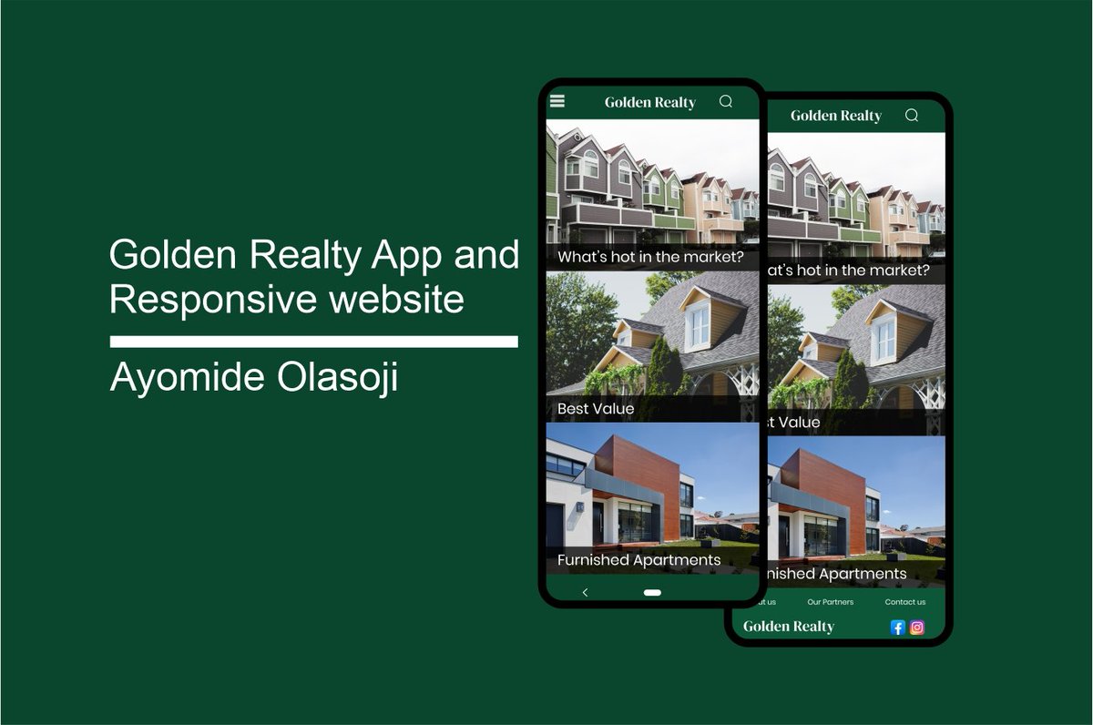 Ayomideolasoji's tweet photo. Screens from Golden Realty App & Website case study.
Check the full case study here;
https://t.co/pYMN5kWoSb
#ui #ux #uiux #uiuxresearch #userinterface #userexperience #uiuxdesign https://t.co/RDfP7b9Hwi