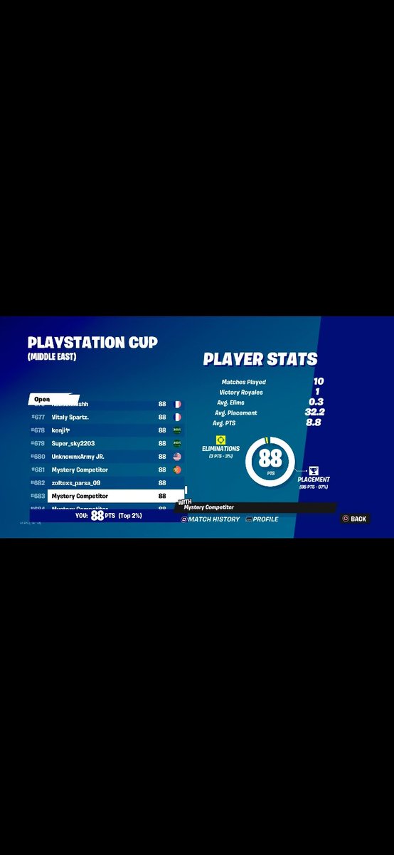 TeamVenture9's tweet photo. Congratulations Tesla for qualifying for the 2nd Round of the Playstation Cup!

#FortniteSeason3 #fortnite #eSports #Venturewillbethere #foryou #FYP #clan #clans https://t.co/W0GxSYcgY7