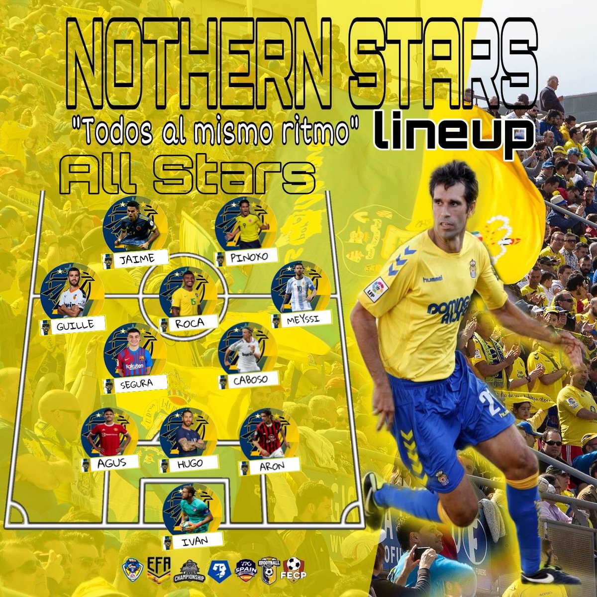 XI Inicial del ALL STARS. <a href="/NORTHENSTARS1/">Northern Stars</a>