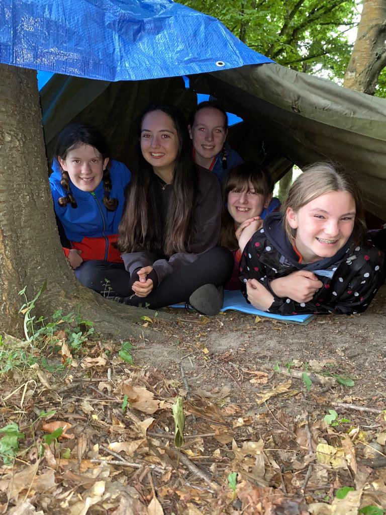 vetster189's tweet photo. We had 17 girls do their 24hr Guide Gold Award Challenge in #GLW this weekend. Groups of 4/5, they built Bivouacs to be waterproof so they could sleep in them.
They cooked for themselves as well! All completed it with smiles on their faces 😃 #Guides @GuidingGLW @Guiding_LaSER https://t.co/Jpro1pEBuR