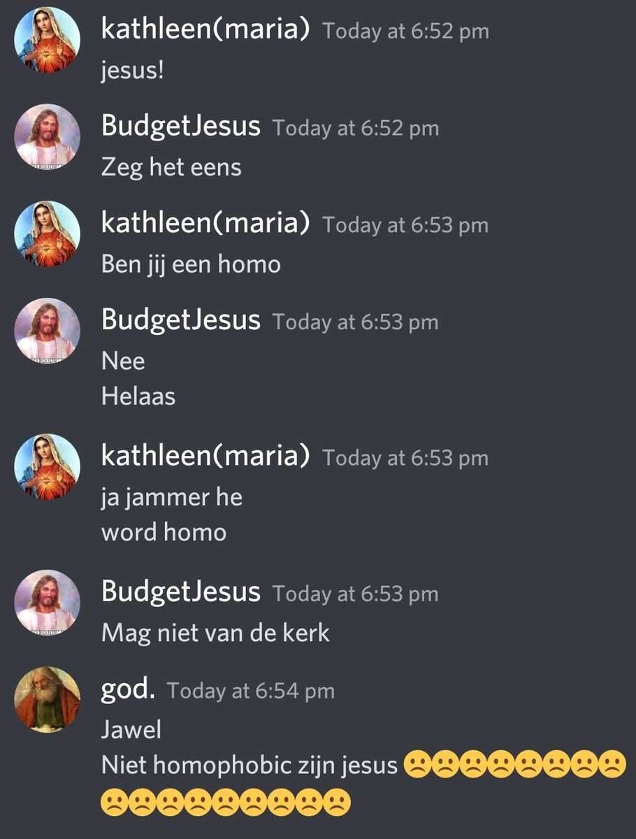 mickeysFuneral's tweet photo. dat is een beetje homophobic, denk je ook niet jesus? #cancelled https://t.co/5hmyYsNiy3