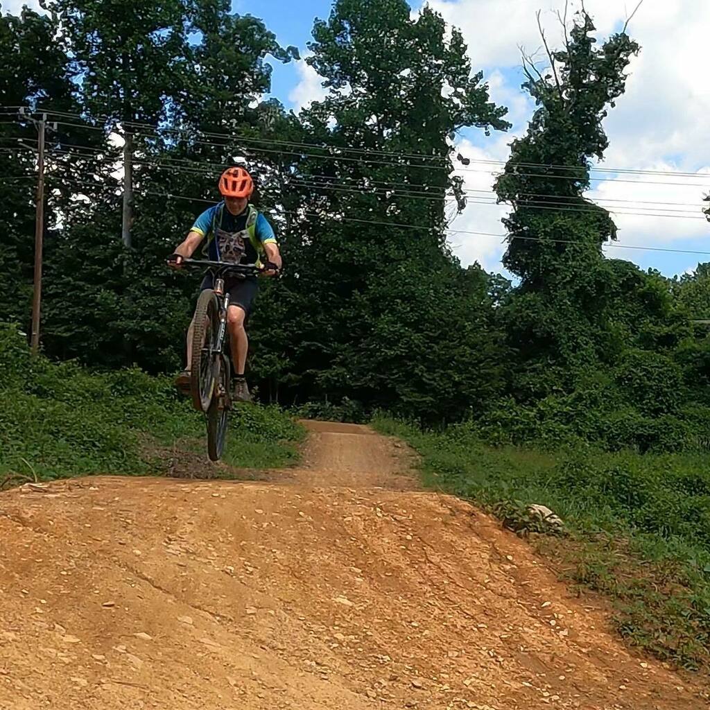 stury's tweet photo. Trying to get more confident on the new rollers at the bottom of the Wakefield Berms.  getting there…  #mtb #mtbride #wakefieldforestpark #ridewithmore https://t.co/vV0P7FwuZH https://t.co/hljplGhHCR