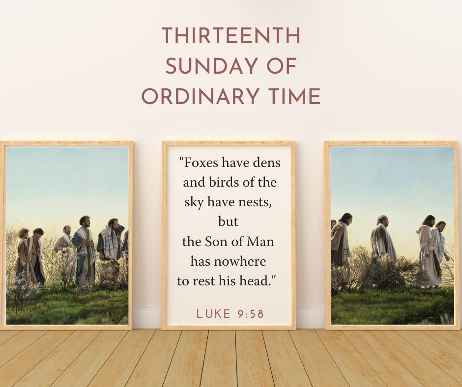 StCharlesOKC's tweet photo. Today's Gospel reminds us that we are on a pilgrimage. Jesus is always on the move in the Gospels. His way of life reminds us that no one is standing still. We are either walking toward the Father or away from him! https://t.co/vlFd3xO3Jn
