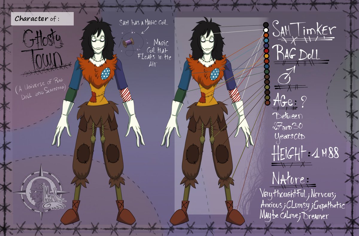 PlumeFilante01's tweet photo. #scarecrow #ragdoll #character #spiritcharacter #ghost https://t.co/sqGhPdTvbF