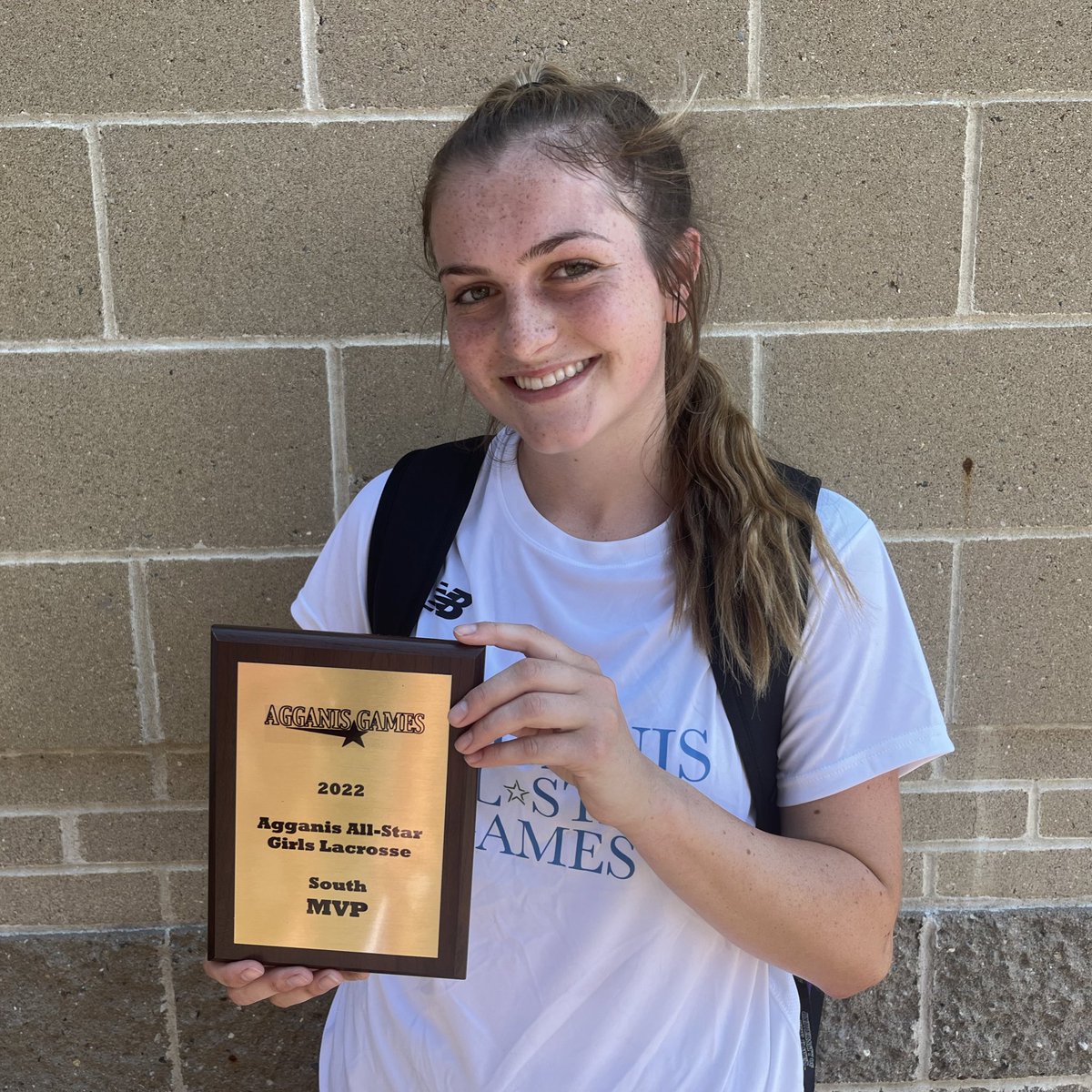 The plaque speaks for itself… Agganis All-Star Game South-Team MVP! OUR GIRL DEVIN SWEENEY! That’s a wrap #17… way to leave your mark💜