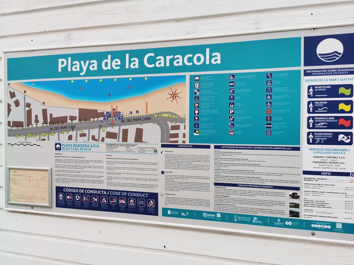 CompromisBLO's tweet photo. Compromís denúncia que l'Ajuntament de Benicarló exclou el valencià als cartells informatius de les platges del municipi.

👉🏼 https://t.co/UpZ18OFiBo

#Benicarló #Síalvalencià #DretsLingüístics https://t.co/sR2SXv3Wh4