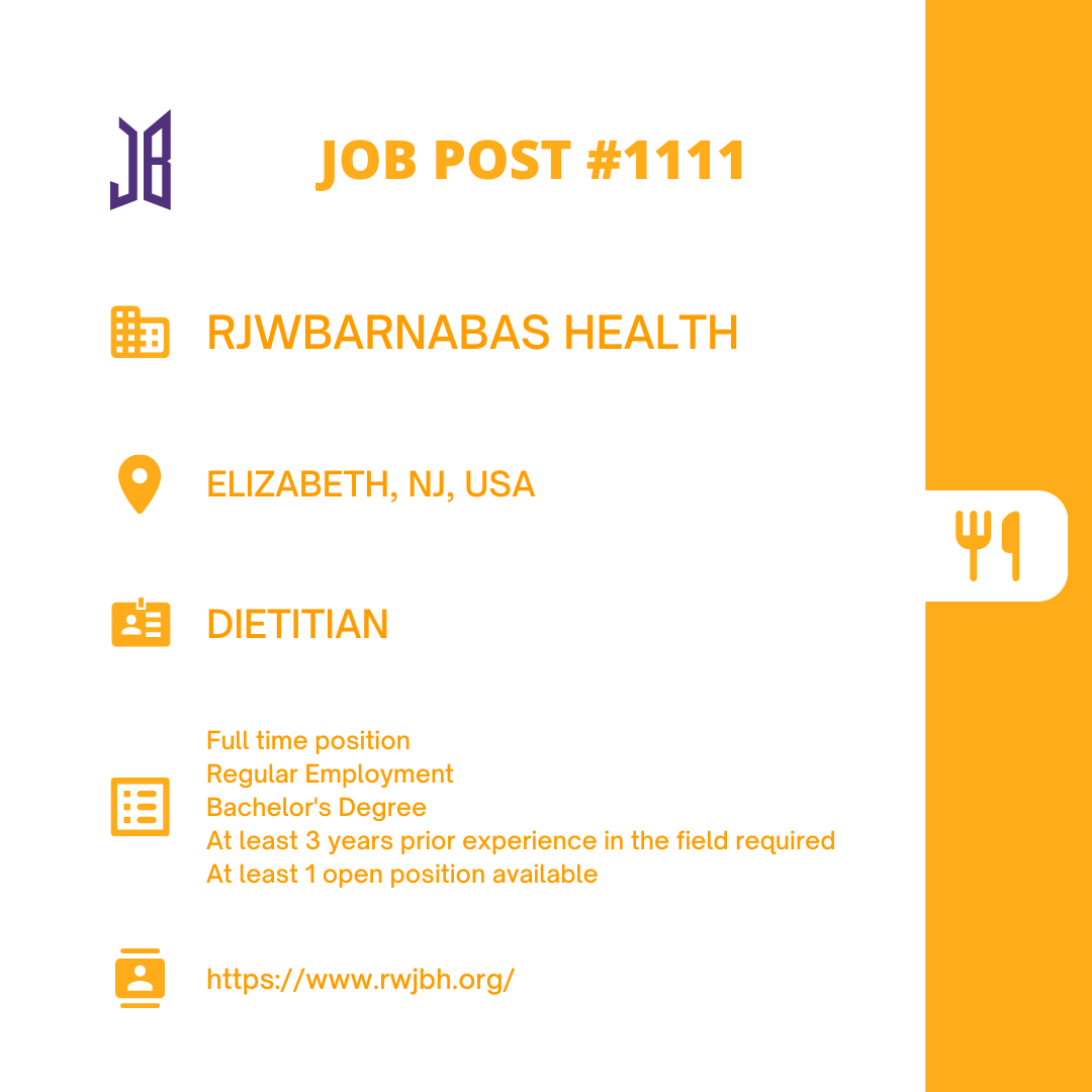 BTSARMYJobBoard's tweet photo. #BAJBUSA
Elizabeth, NJ, USA
https://t.co/D0rYzrjrrJ
#BAJBNutrition #BAJBHealth
ARMYs, kindly contact the job poster / hiring party directly for more information. βΊοΈ
Good luck! π https://t.co/dpwxFtb8vN