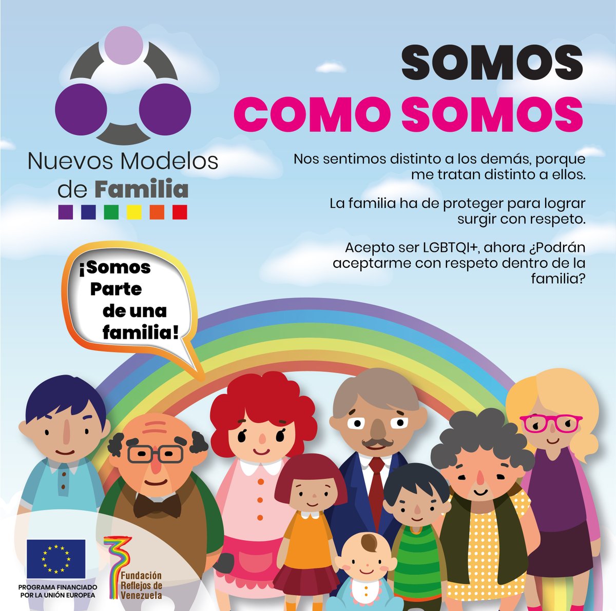 radioreflejos's tweet photo. Amo y Respeto a mi Hij@ de Fundación Reflejos de Venezuela. Contra la Discriminación en nuestras #familias #MasqueOrgulloDignidad #LGBTIVe #LGBTI
https://t.co/3oiric5FCb #FRV #radioreflejos https://t.co/06NgoF6wdR