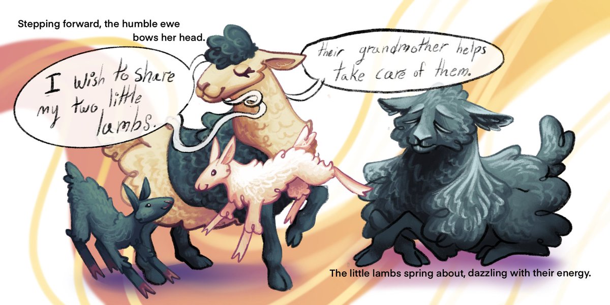BeetleDidi's tweet photo. another #ChildrensBooks concept : ) this one is an adaptation of an aesops fable about a baby lion as a counting learning book! I think my digital painting is better now... https://t.co/7gIAQZ1UjM