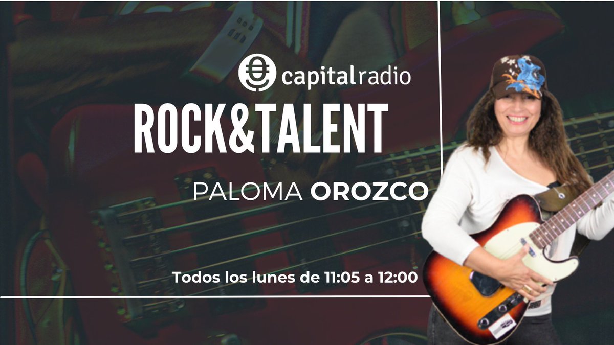 Este lunes a las 11 de la mañana en Rock and Talent Capital Radio: Emilio Alba de Foqum y IA, Bárbara Yuste y "La comunicación en tiempos de algoritmos" y  Míriam Robles y Sua Pluma. En el día mundial de las Pymes, mucho rock y mucho talento. Escúchanos en <a href="/CAPITALRADIOB/">Capital Radio</a>