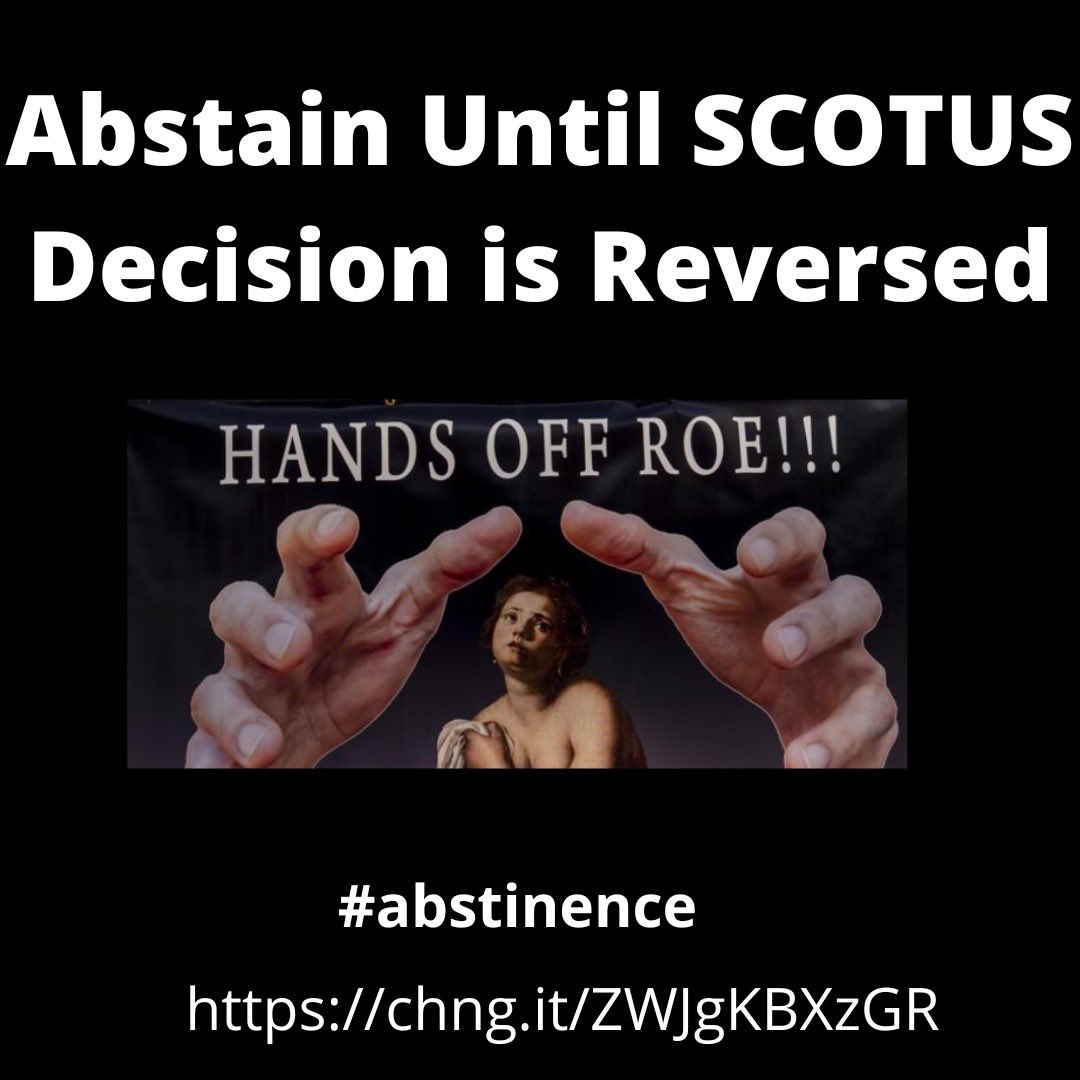 DLilli's tweet image. Thank you to the fierce leaders who are fighting for our rights to our own bodies!!! #abstinence 
@AOC @GloriaSteinem @POTUS @JoeBiden @VP @ppglobe @Riseup4newyork   change.org/p/no-abortion-…