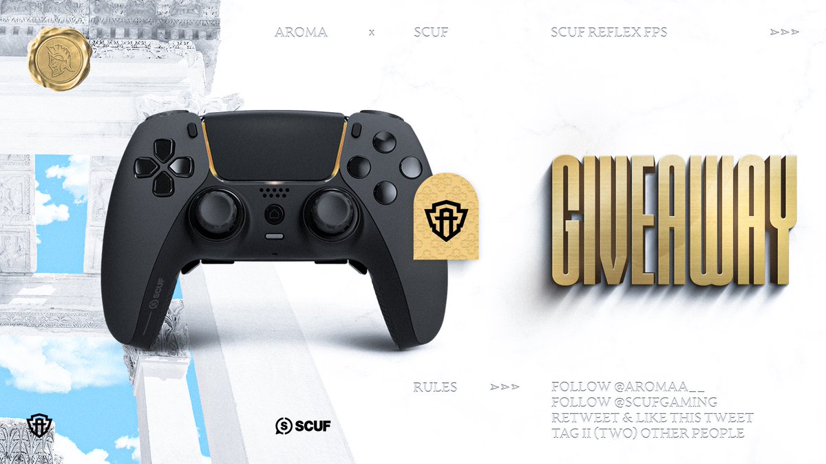 Aromaa__'s tweet image. - Aroma x SCUF Giveaway -

The guys over at @ScufGaming have given me the opportunity to giveaway a PS5 Reflex FPS controller!

Requirements:

- Follow @ScufGaming &amp;amp; myself on Twitter
- Retweet and like this tweet
- Tag two of your friends

Giveaway ends 4th of July at 6pm!🦉💙