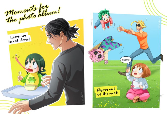 1A got hit by a baby quirk 🐣 (Part 3!) 
Possibly the only thing more troublesome than teenagers with super powers, are toddlers with super powers 