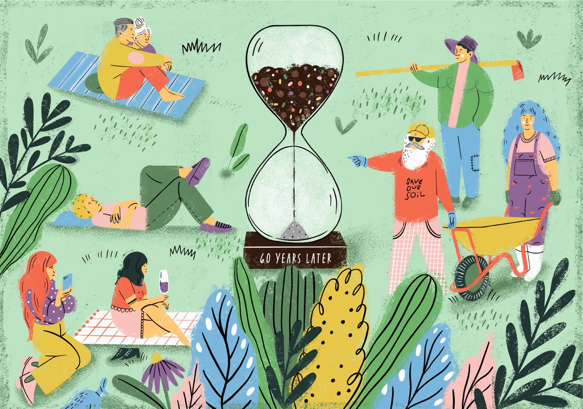 exhibitSaveSoil's tweet photo. “You don’t just have to sit with your hands folded and watch the catastrophe. Help us change that, because it’s in your hands, too,” says Slovak artist Alexandra Pavlík Kuncová, creator of this image "Save Our Soil"

Thank you Alexandra! 
#SaveSoil #ZachranmePodu #ExhibitSaveSoil https://t.co/BVf6Ii8qky