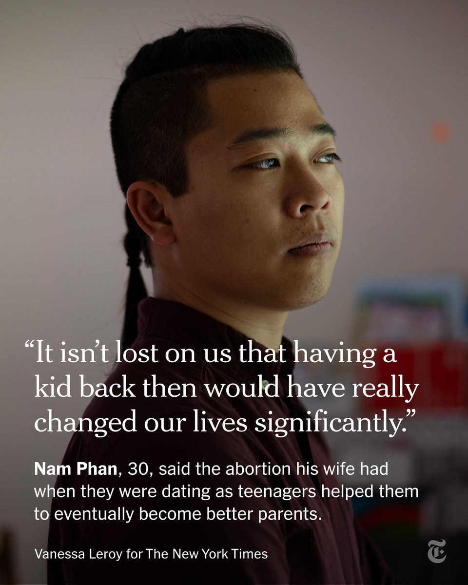 nytimes's tweet image. In light of the Supreme Court’s decision to overturn Roe v. Wade, advocates from all sides of the issue have called for men to be part of the conversation. The New York Times heard from hundreds who wanted to share their stories. nyti.ms/3A6ahDC