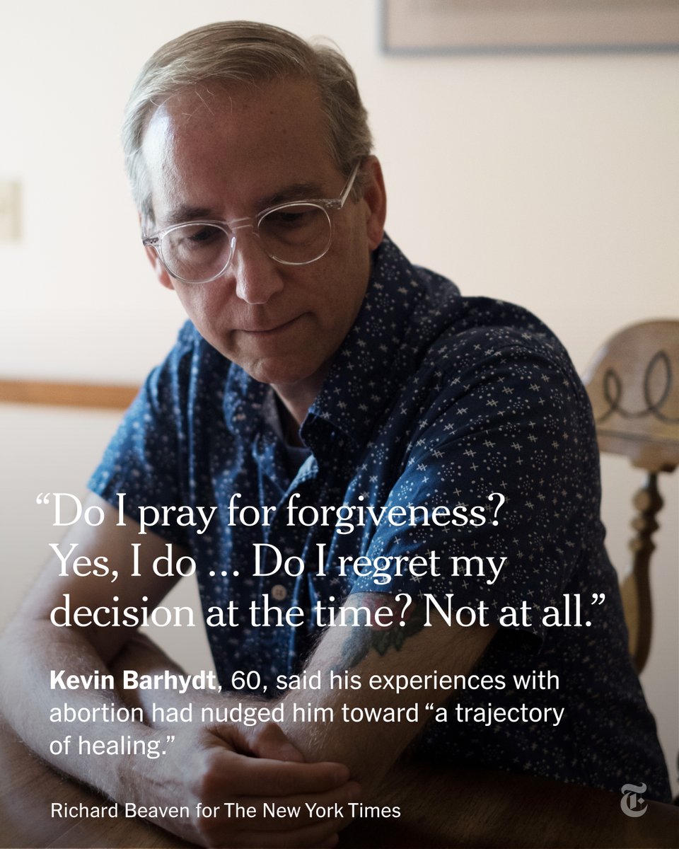 nytimes's tweet image. In light of the Supreme Court’s decision to overturn Roe v. Wade, advocates from all sides of the issue have called for men to be part of the conversation. The New York Times heard from hundreds who wanted to share their stories. nyti.ms/3A6ahDC