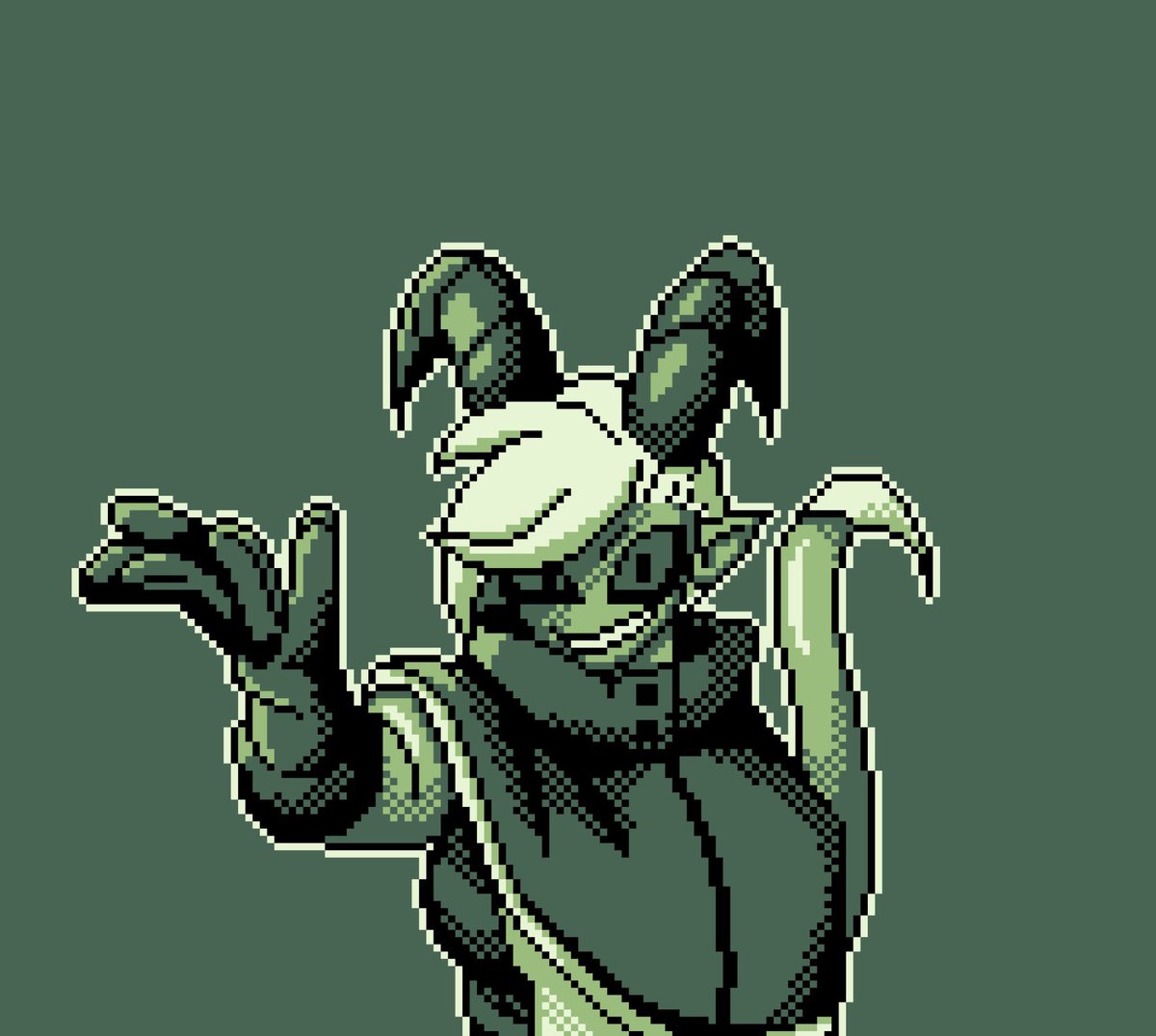 Doenerboi's tweet photo. This weeks character sprites. “Her” in her talking and fighting poses. And an extra character.
#pixelart #ODDPUNCH https://t.co/dvpEY6MggI