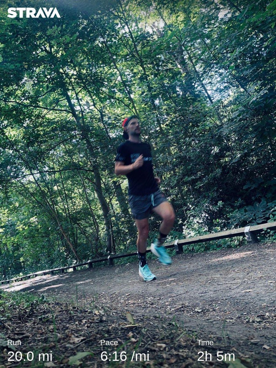 Felt really good today.. all the tough rehab work and patience seems to be paying off. Love a long run. <a href="/RunComPod/">Running Commentary</a> #yourweekendruns