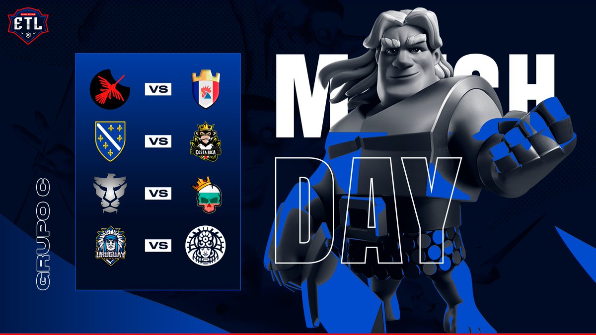 ETL CUP® (@_etlcup) on Twitter photo Matchday | GrupoC
1) <a href="/SeleccionPE/">Selección Perú CR</a> 🆚 <a href="/TeamFranceCR/">Équipe de France ⭐</a>
📺 <a href="/Sk8ChubiCR/">Sk8Chubi</a>
📺 <a href="/Ultime_Amino/">ULTIME🦁AMINO</a>
🇵🇪16:00🇫🇷23:00
2) <a href="/BIH_CR/">Team BIH</a> 🆚 <a href="/Sel_Costa_Rica/">Team Costa Rica</a>
🇨🇷14:00🇧🇦22:00
3) <a href="/TeamBulgariaCR/">Team Bulgaria</a> 🆚 <a href="/SeleccARGcr/">Reserva Selección Argentina CR</a>
📺 <a href="/Zarbon_20/">Zarbon</a>
🇦🇷18:00🇧🇬00:00
4) <a href="/UruguaySelecc/">Selección Uruguaya CR</a> 🆚 <a href="/SMCRfemenil/">Selección México Femenil CR</a>
📺 <a href="/ChristianElNob/">ChristianElNob</a>
🇺🇾22:00🇲🇽20:00 Matchday | GrupoC
1) <a href="/SeleccionPE/">Selección Perú CR</a> 🆚 <a href="/TeamFranceCR/">Équipe de France ⭐</a>
📺 <a href="/Sk8ChubiCR/">Sk8Chubi</a>
📺 <a href="/Ultime_Amino/">ULTIME🦁AMINO</a>
🇵🇪16:00🇫🇷23:00
2) <a href="/BIH_CR/">Team BIH</a> 🆚 <a href="/Sel_Costa_Rica/">Team Costa Rica</a>
🇨🇷14:00🇧🇦22:00
3) <a href="/TeamBulgariaCR/">Team Bulgaria</a> 🆚 <a href="/SeleccARGcr/">Reserva Selección Argentina CR</a>
📺 <a href="/Zarbon_20/">Zarbon</a>
🇦🇷18:00🇧🇬00:00
4) <a href="/UruguaySelecc/">Selección Uruguaya CR</a> 🆚 <a href="/SMCRfemenil/">Selección México Femenil CR</a>
📺 <a href="/ChristianElNob/">ChristianElNob</a>
🇺🇾22:00🇲🇽20:00