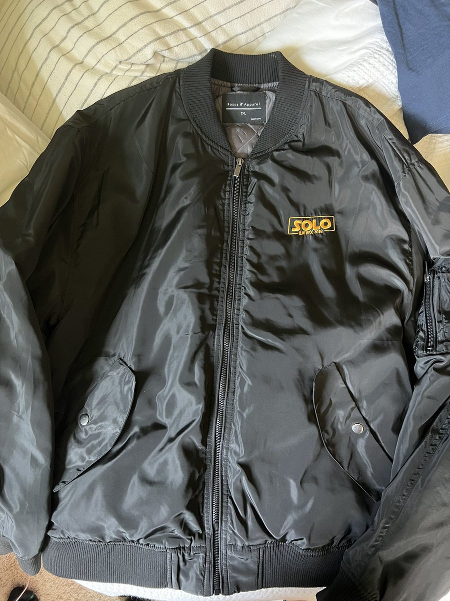 laceygilleran's tweet photo. YOU DID IT! 21K! ✨ Thanks to @RexManning we’ve added this ILM VFX SOLO jacket to the prize pack! 🤩 https://t.co/90V2VCzmgw