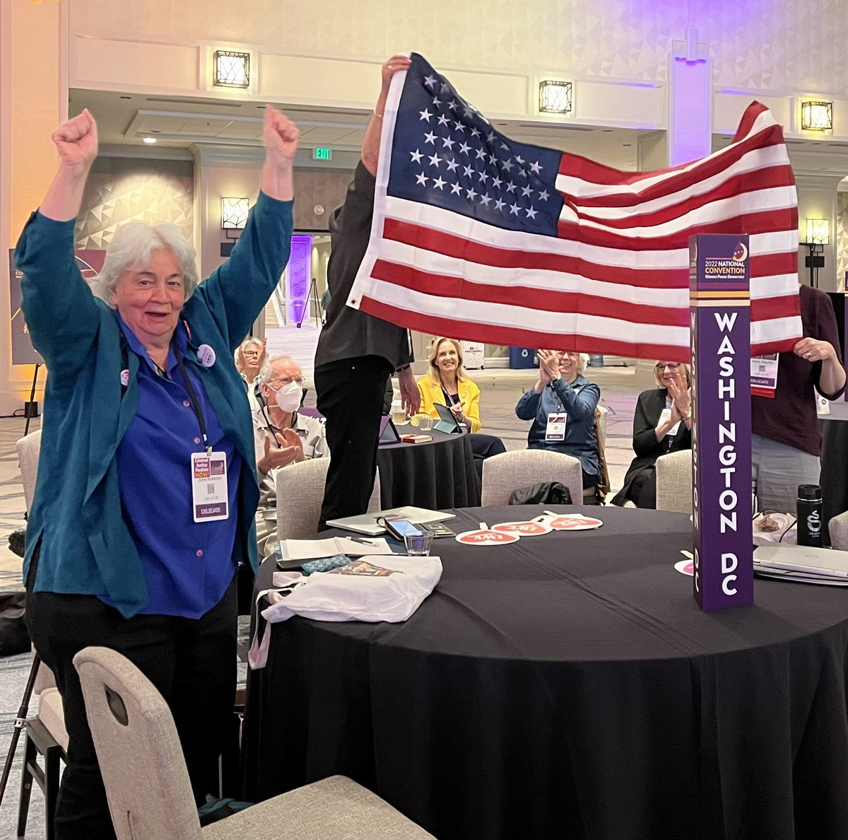 yilininDC's tweet photo. #DCStatehood with our fearless leaders @VoterAnne and Kathy Chiron @LWVDC. Keep fighting for #DCStatehood #FullRights! https://t.co/4mO6jy5b7C