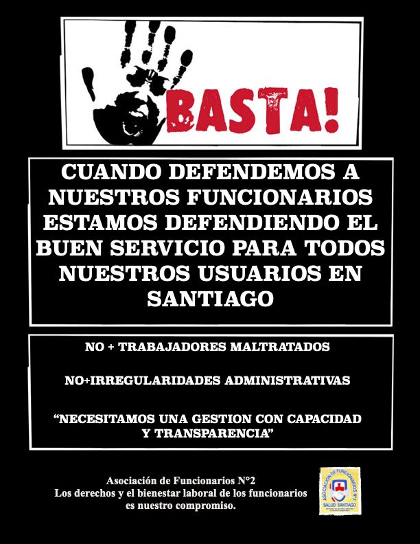 asoc_dos's tweet photo. Por una salud digna en #StgoSalud, hoy nos movilizamos. CUANDO DEFENDEMOS A NUESTROS FUNCIONARIOS ESTAMOS DEFENDIENDO EL BUEN SERVICIO PARA TODOS NUESTROS USUARIOS Y USUARIAS.
@Muni_Stgo @meganoticiascl @CHVNoticias https://t.co/SMYi3A6Fsh
